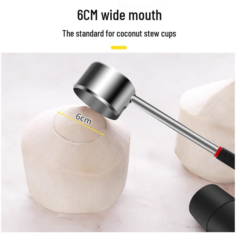 Coconut Shell Opening Tool Set: Portable, Convenient, Labor-Saving Green Coconut Hole Opener