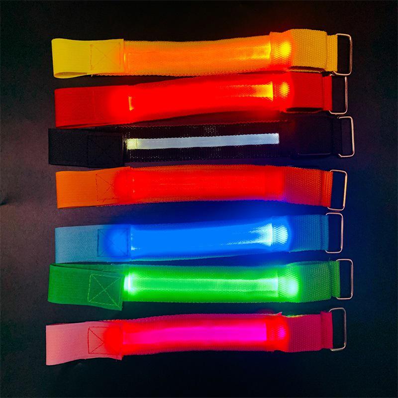 Rechargeable LED Reflective Armband for Night Fishing, Running, Cycling, and Sports