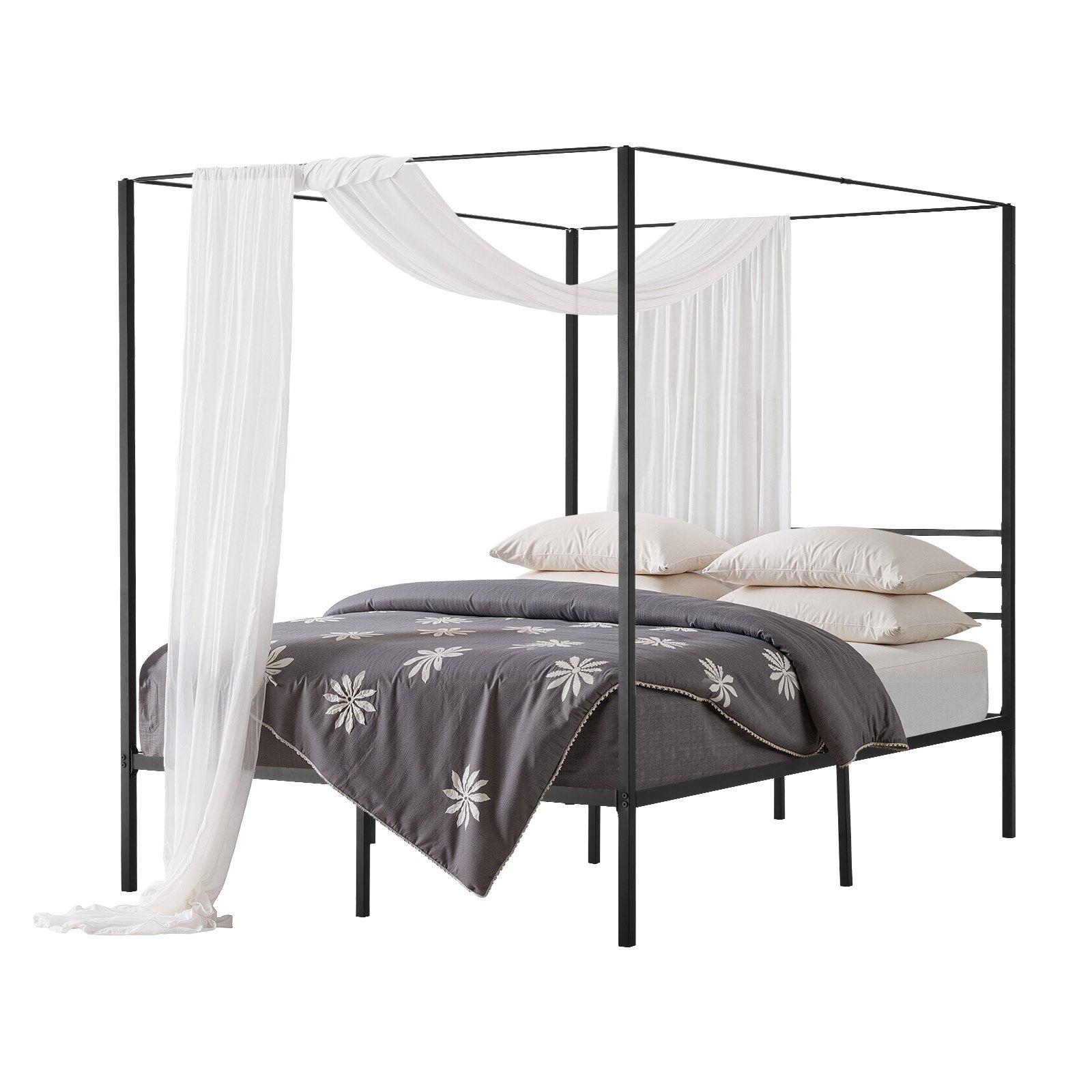 VEVOR Queen Size Canopy Bed Frame