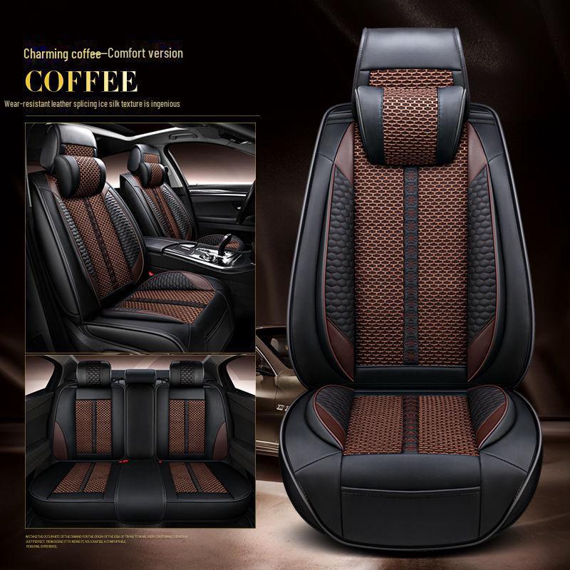 Binyue Cool 1.5T All-Season Leather Ice Silk Seat Cover, Full Package (2022 Model)