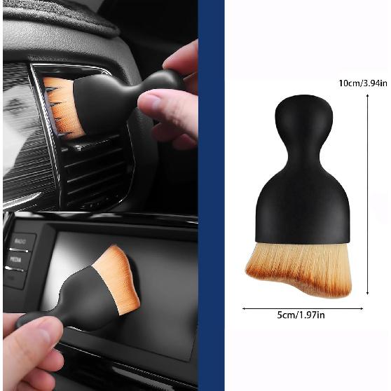 10Pcs Auto Car Detailing Brush Set,Car Interior Cleaning Kit,Including 5Pcs Car Detailing Brushes, 3Pcs Wire Brush And 2Pcs Different Soft Bristle