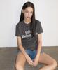 RUSTIC REVERIE Softly Rebellious Relaxed T-Shirt [Charcoal]