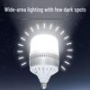 Super Bright LED Energy-Saving E27 Screw Base Round Silver Light Bulb for Home