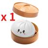 Colorful Dumpling Squishes Stress Balls Reusable Low Rebound Decompression Playthings Soft Dough Ball Distinctive Home Decor for Adults Kid
