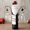 Christmas Wine Glass Holder Wine Racks Counter top Freestanding Metal, Uniquie Ornament for Home Decor & Kitchen Storage Rack, Bar, Wine Cellar,