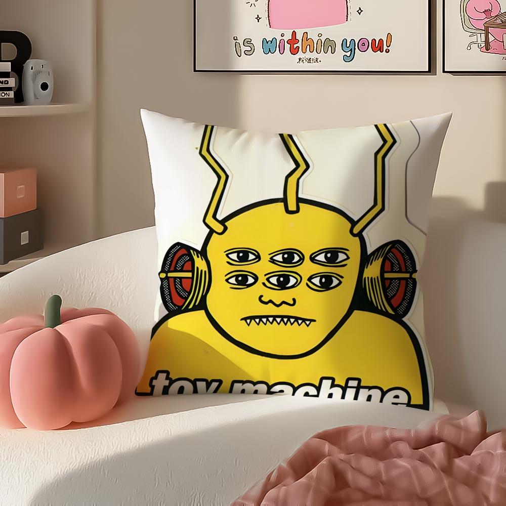 TToy MMaschinenS Skateboard Kissenbezug Kissenbezug Kurzer Plüsch Verdeckter Reißverschluss Raum Sofa Kissenbezug