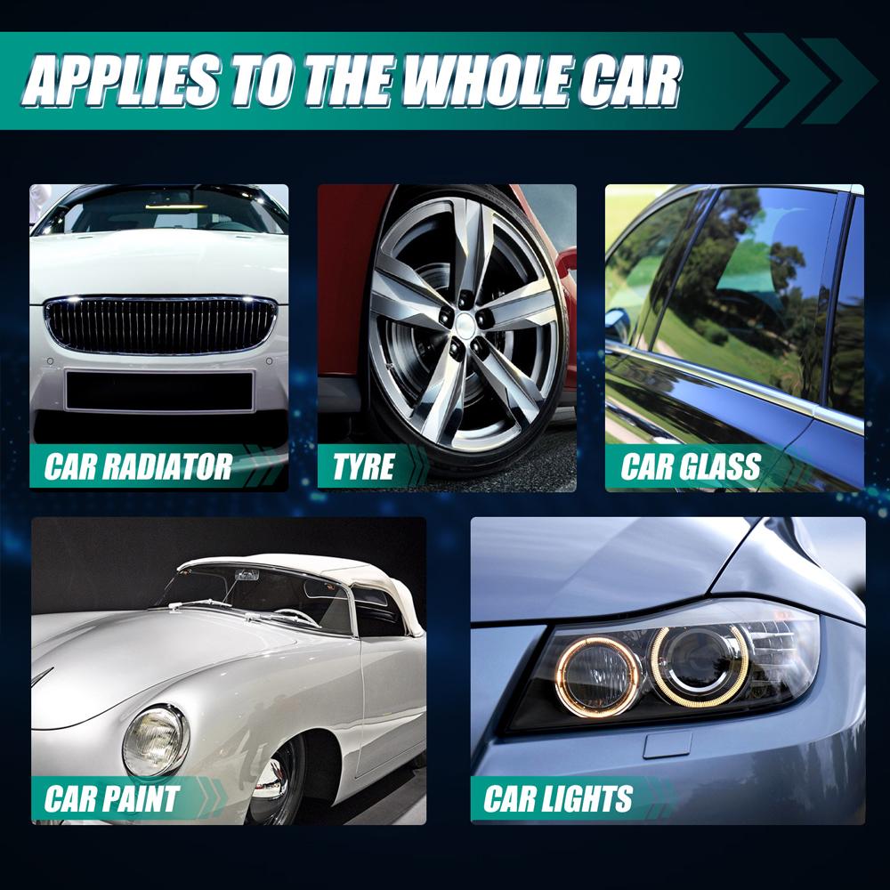 120ML Bil Keramisk Nano Beläggning Vätska Lack Ljus Poleringsspray Anti-Repor Vattentätt Lager Auto Snabb Renoveringsverktyg