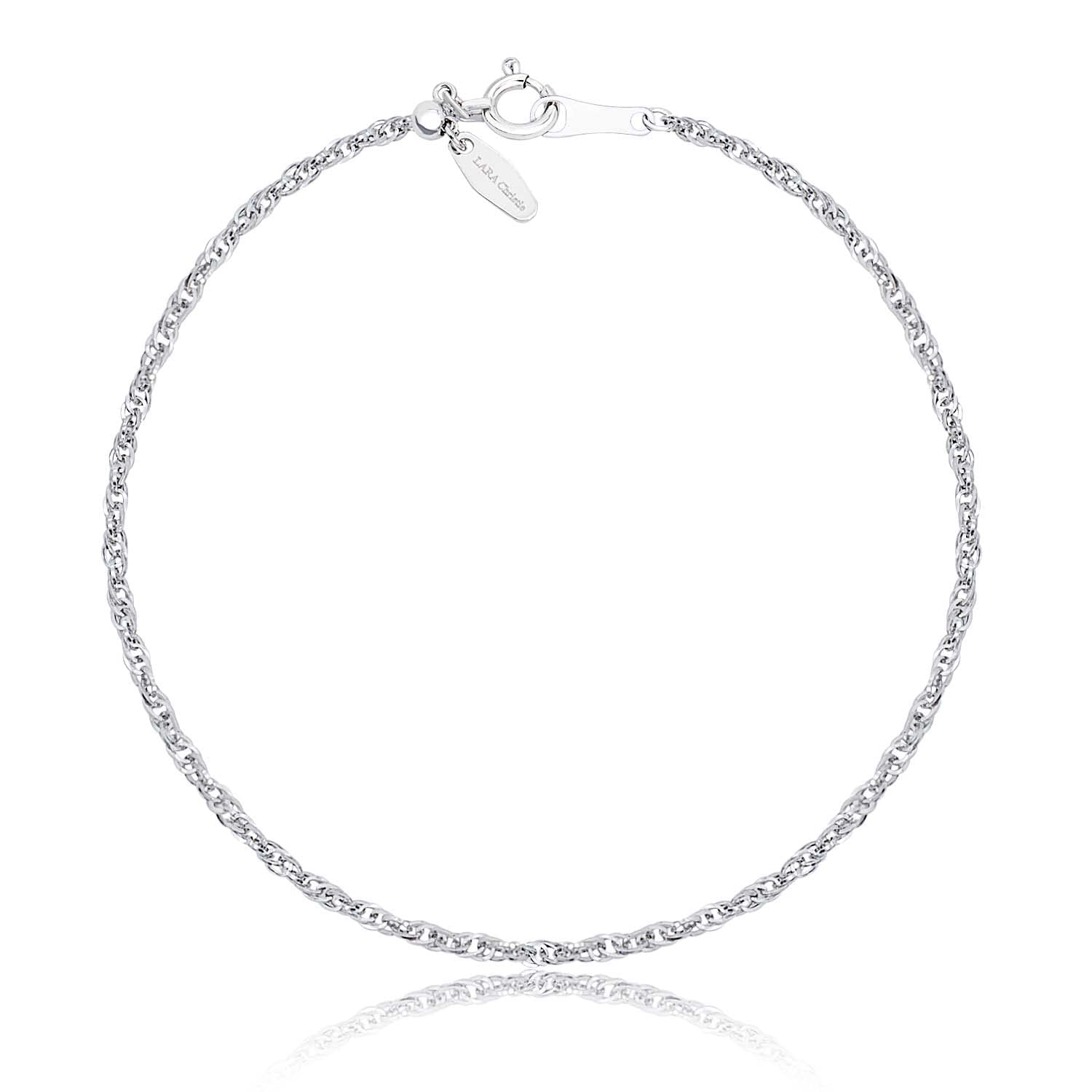 

Браслет-цепочка Pt850 Платиновый канат Квадрат Ширина Длина 18 см [Лара Кристи] 1,5 мм Приблизительно. 1,7 г lb97-0006-pt платиновый