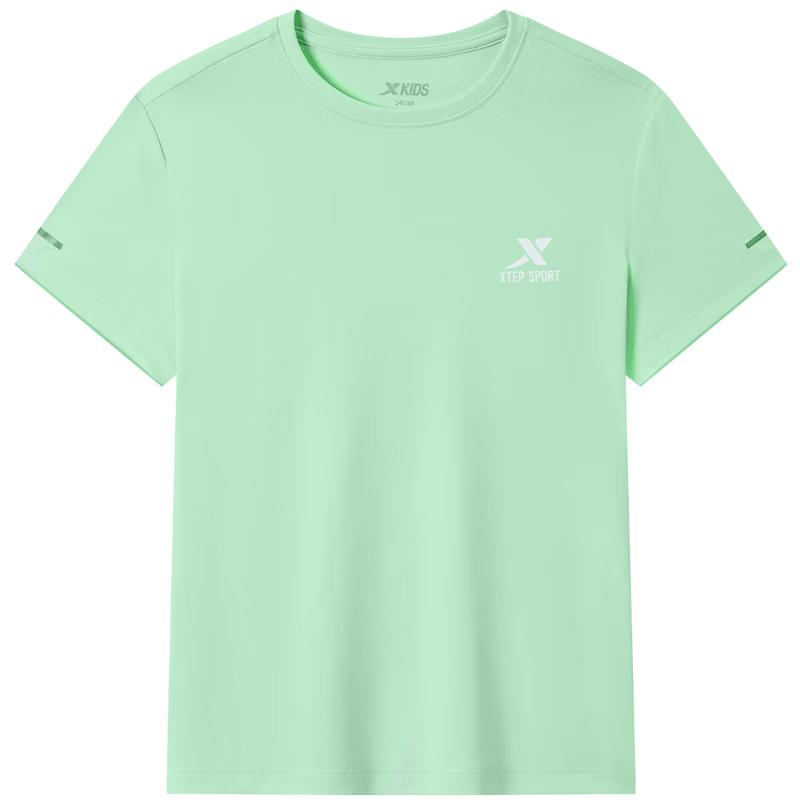 XTEP Kids  Moisture-Wicking Quick-Dry Short Sleeve T-Shirt 140