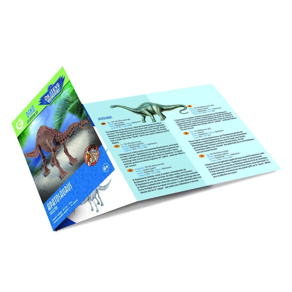 Geoworld Dinosaur Excavation Kit Apatosaurus CL1673K Authentic