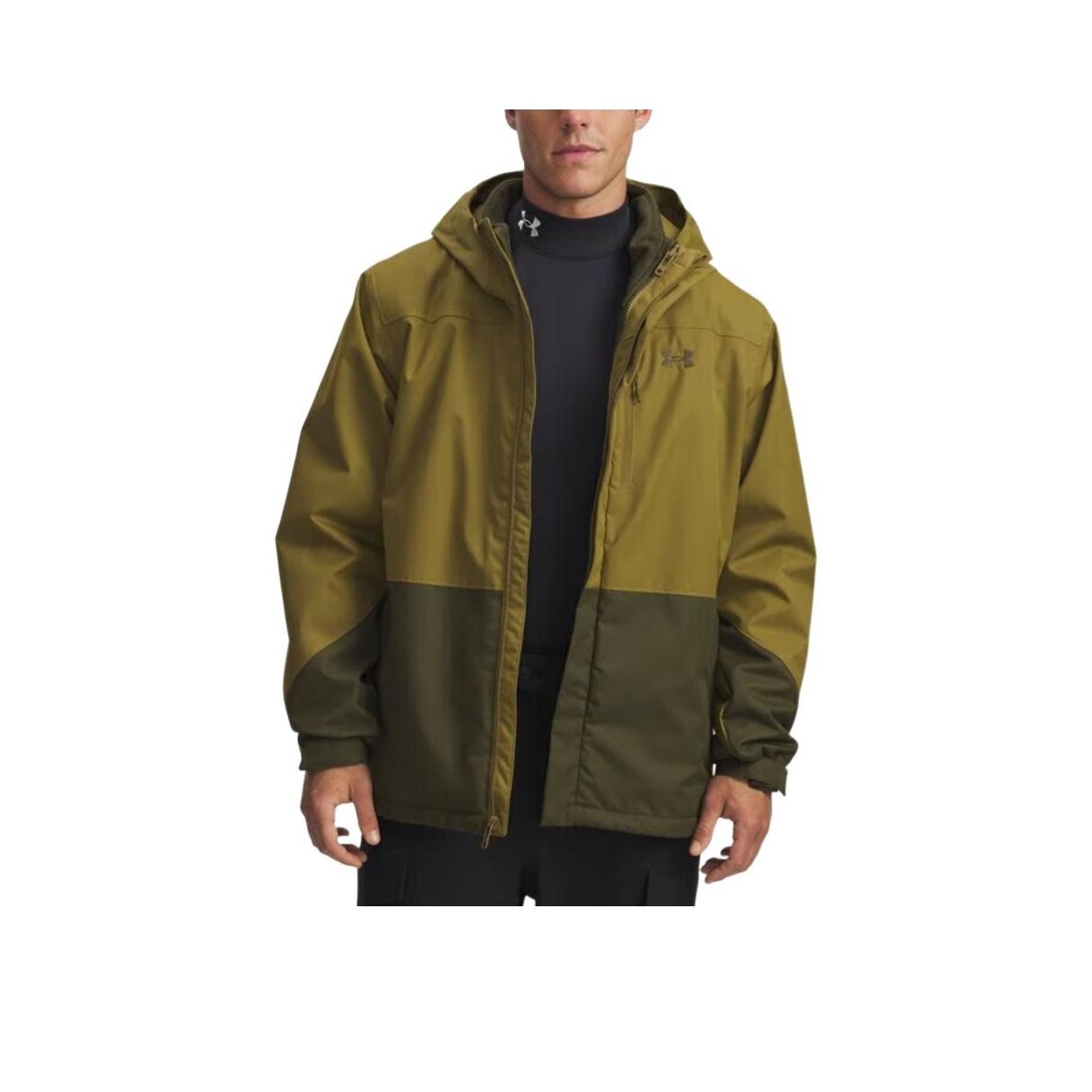 

Under Armour Porter Куртка с капюшоном на молнии Водоотталкивающая Три-в-одном Куртка с длинным рукавом Мужская куртка 6001213-320 L