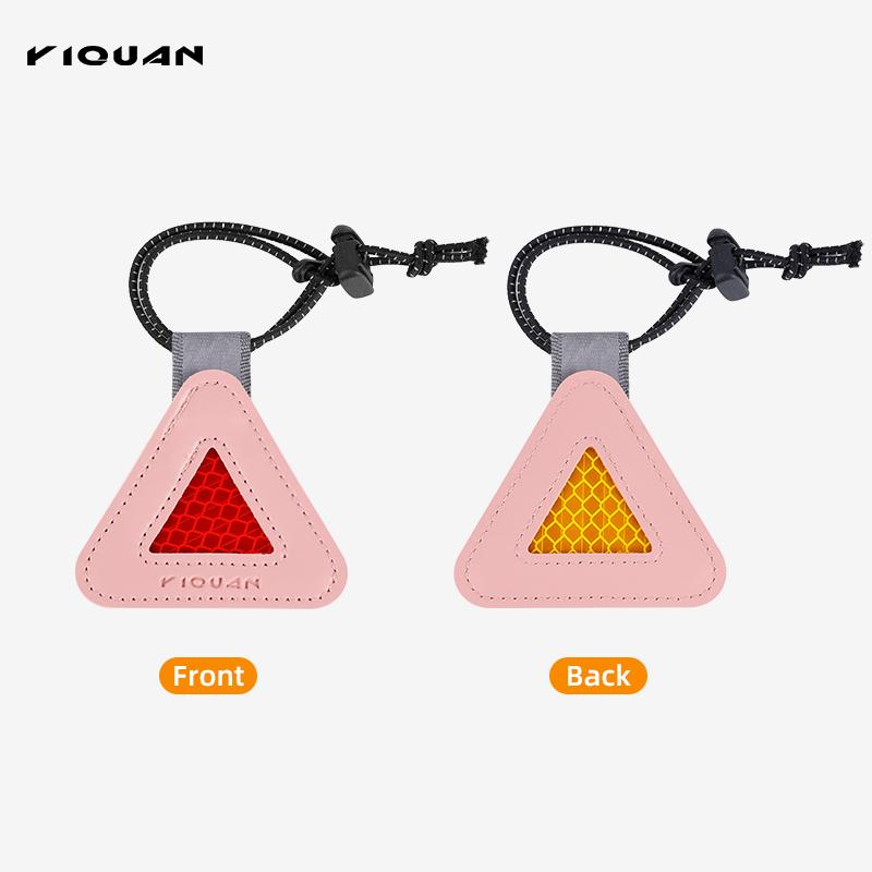 High Brightness Reflective Pendant Bicycle Night Riding Triangle Warning Pad