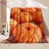 3D Orange Printed Blanket - Ultra Soft & Cozy Gift for Mom and Daughter Present, Warm Lightweight Throw for Bed, Couch & Travel