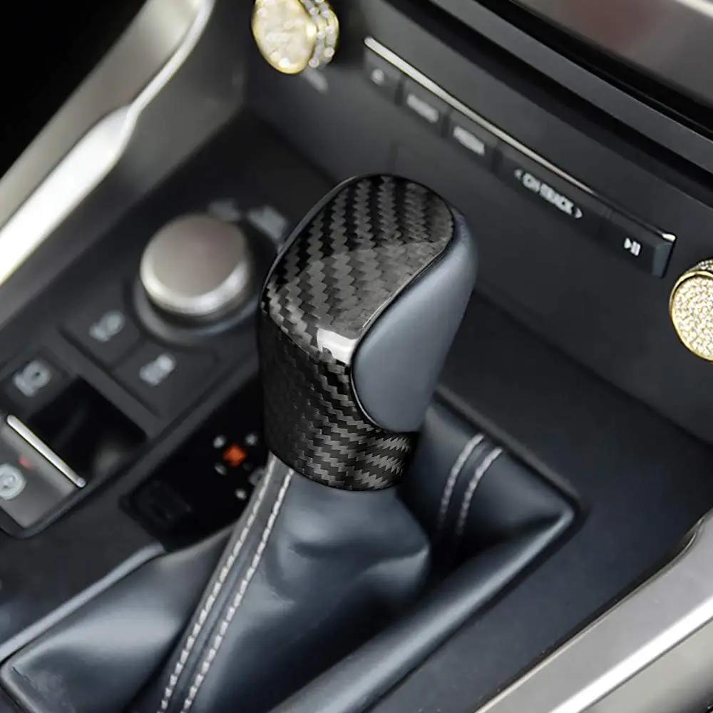 Carbon Fiber Gear Shift Knob Cover for Lexus ES RX GS 2015-2017 Interior Trim