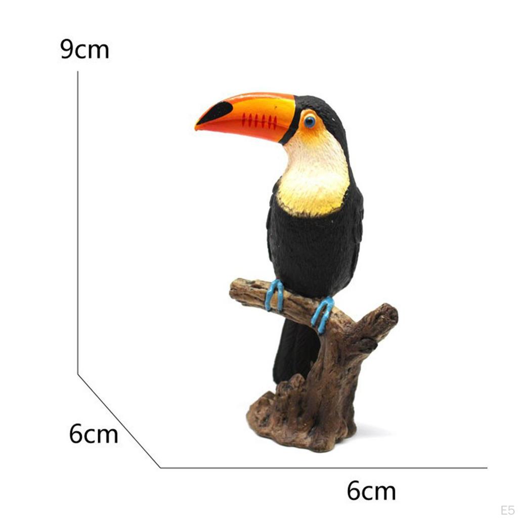 Bird Figurines Set for Children's Play And Decoration