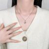 Women's Christmas Tree Zircon Necklace - Versatile, Non-Fading Clavicle Chain with Simple Hollow Design