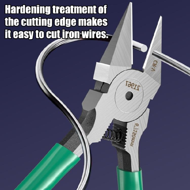 Professional Electrician Side Cutter Clippers Diagonal Pliers For Precisions Wire Trimming In Compact Areas