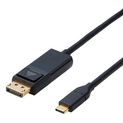 Elecom To DisplayPort Conversion Black with iPhone Pro USB-C Cable, 1.0m, (Compatible 16/16 Pro/16 Max/16 Plus) CAC-CDP10BK