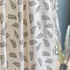 Curtain Finished Product Non-Punching Kitchen Blackout Half Curtain American Living Room Balcony Perforated Curtain Bay Window Short Curtain