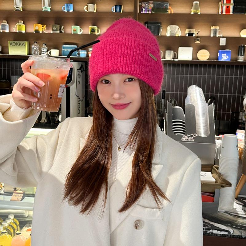 Korean Style Women s Candy Color Wool Hat - Cute & Warm for Autumn/Winter