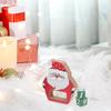 Santa Claus Wooden Countdown Calendar Blocks Holiday Home Office Desk Decor 2025 Festive Tabletop Decoration 3D Design