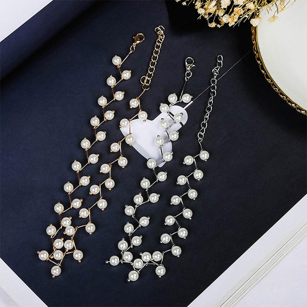 2024 New Arrivals Hot Fashion Black Crystal Necklace Kolye Collier Simple Cross Strand Beaded Chokers Necklaces Women Jewelry
