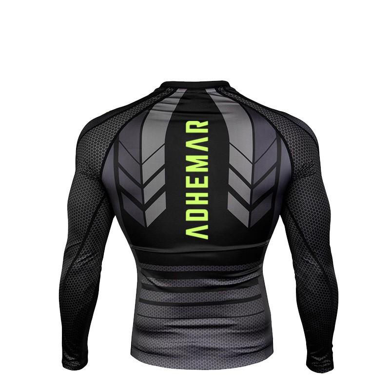 Breathable Lycra Cycling Jersey Long Sleeve Training Running Fitness Boxing Martial Arts Top