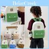 New Cute Children's Kindergarten School Bag Boys And Girls Fun Solid Color Contrast Fashion Backpack Large Capacity Breathable Load Reduction Backpack