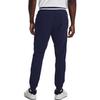 Under Armour Solid Color Elastic Waist Joggers Men Bottoms Midnight-Blue 1374766-410