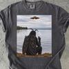 Mothman Comfort Colors Shirt, UFO Cryptid Graphic Tee, Paranormal Weirdcore Shirt, Mothman Shirt Gift