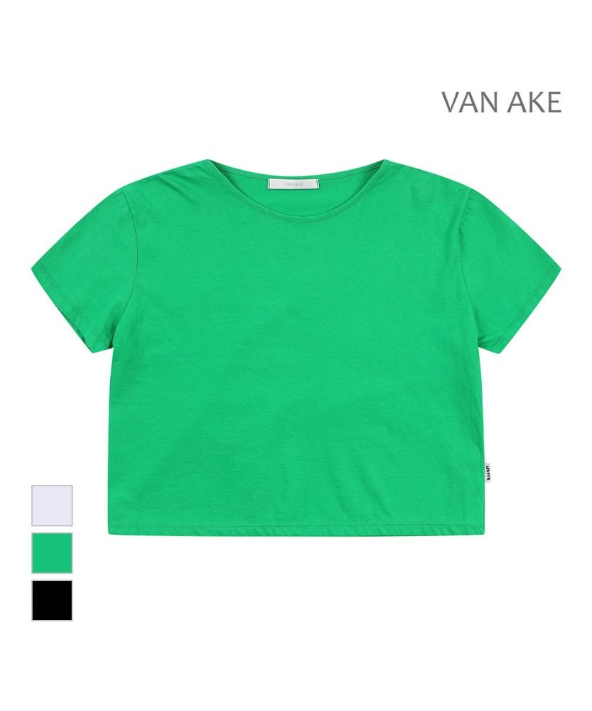 VANAKE Round Neck Short Sleeve T-Shirt_Vb36Tsm324Z