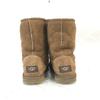 Rare New Zealand UGG Australia Sheepskin Mouton Boots W6 23.0 Brown(USED)