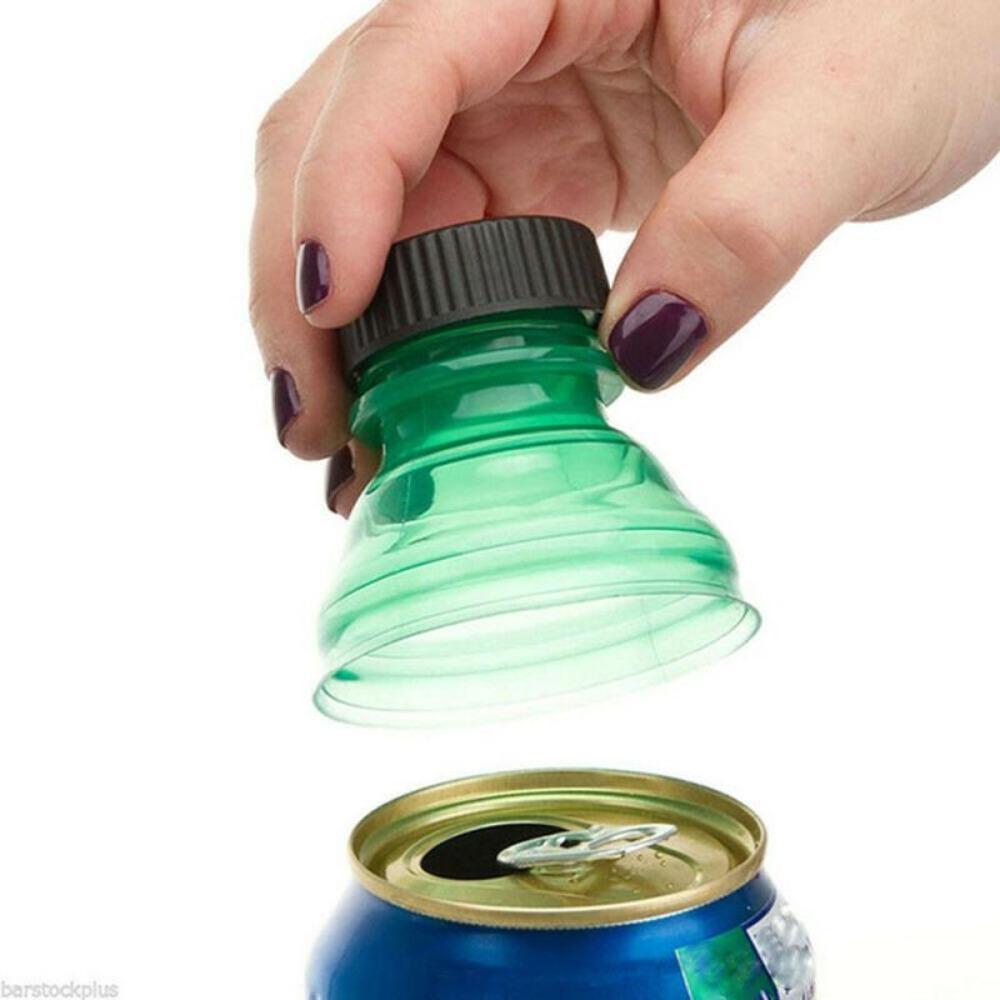 6 pezzi di plastica riutilizzabile per birra, distributore di acqua, coperchio, tappi di protezione, coperchio, bottiglia, soda, risparmio, può, tappo, accessori moda