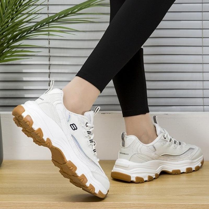 Classic Color Matching Trendy Heightening Casual Versatile Light Bottom Rebound Pixel Bottom Dad Shoes Casual Shoes Heightening Couple Shoes