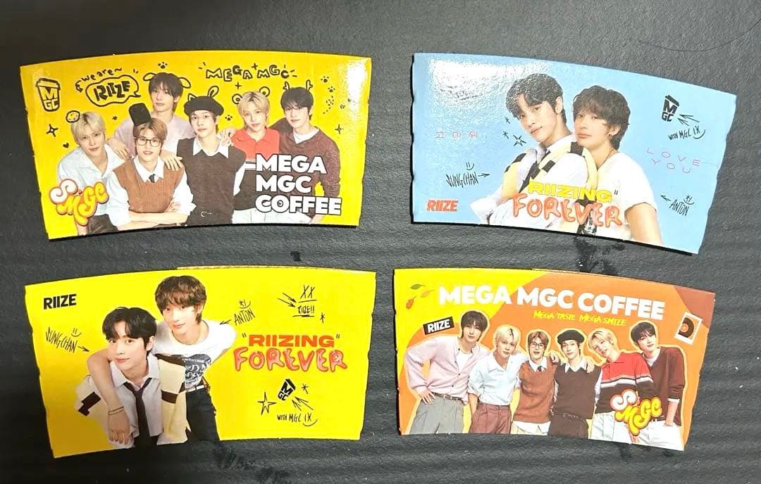 

[USED] Korea Exclusive RIIZE LAISEN Mega Coffee Cup Halter Sleeve (4 Types)