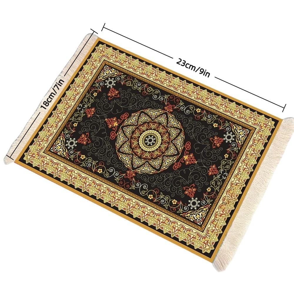 Exquisites Druck Mauspad Persisch Computertischmatte Retro Quaste Mauspad Büro