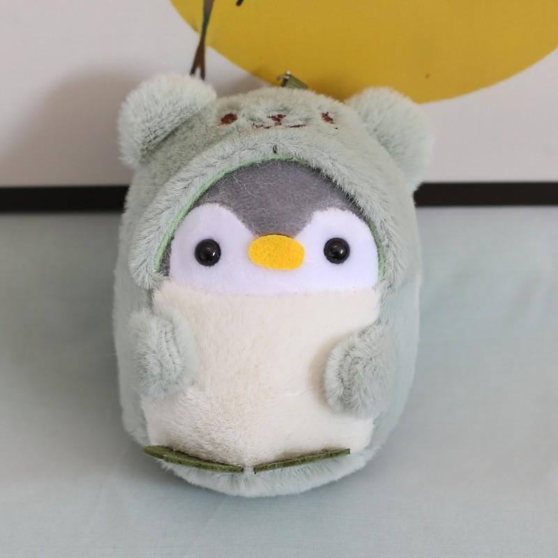 New Creative Cartoon Drag Penguin Chinchilla Plush Toy Doll Pendant Bag Hanging Ornament Doll