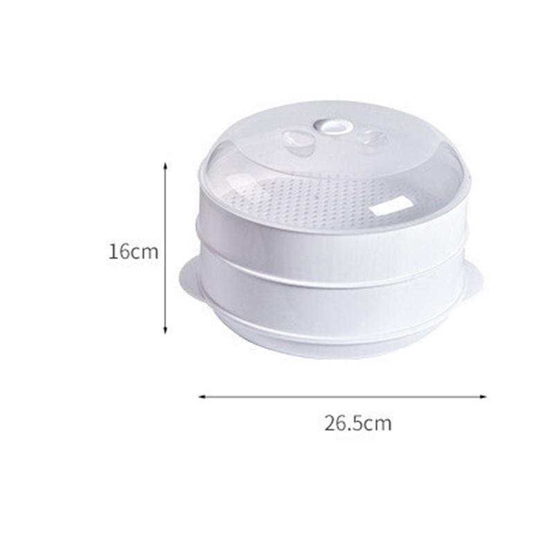 Home Kitchen Microwave Steamer Cookware With Lid For Effortless Multilayer Cooking