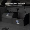 Volvo Car Trunk Leather Storage Box Foldable Auto Organizer Bag For Xc60 Xc90 V40 V60 S60 V50 V90 S80 C40 XC40 V70 XC70 C30 C70