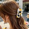 Healing Style Hair Claw for Women, Widened Shark Tooth Design Shower Lazy Accessory Clip, Cartoon Cat Medium Long Lightweight