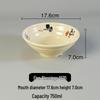 Melamine Ramen Bowl: Porcelain-Like, Large Mala Tang Soup & Noodles Bowl for Wontons & Luosifen