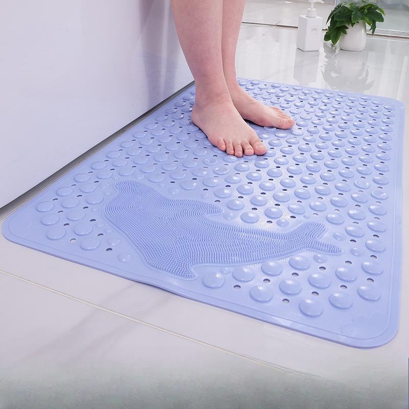 Koupelnová protiskluzová podložka Koupelnová sprchová podložka Sprchový kout Vodotěsná a protipádová podložka na nohy Domácí toaleta s přísavkou Podlahová rohož