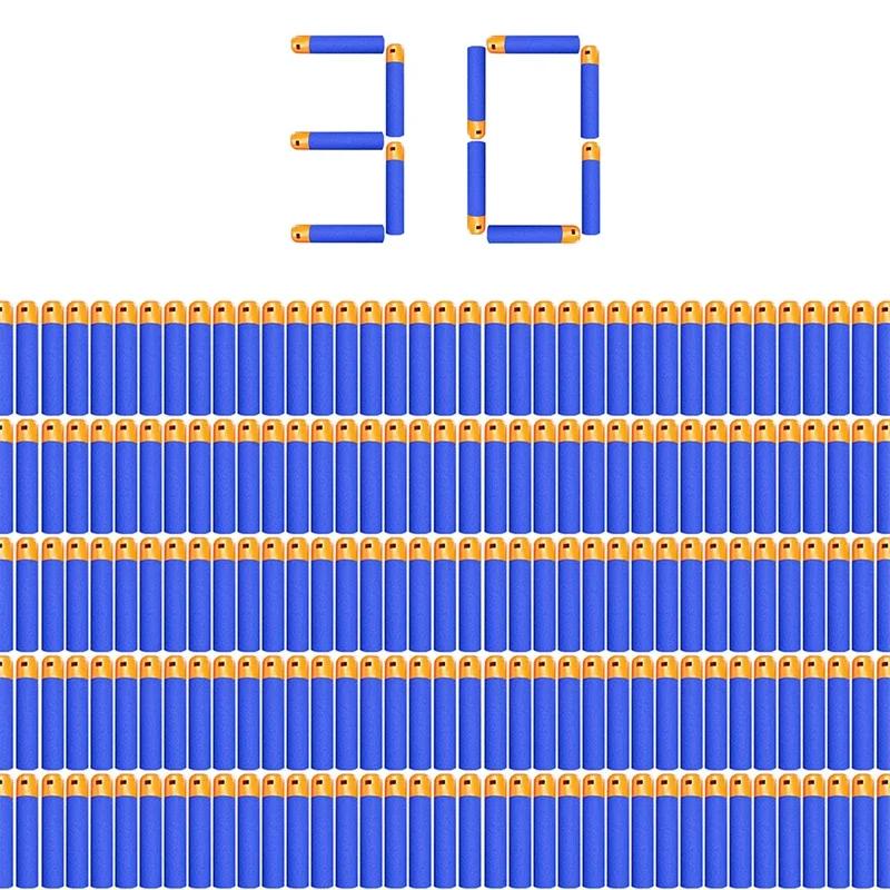 Набор из 30 патронов для бластеров N-Strike Mega Blaster Mastodon Twinshock с Hasbro Nerf - Прочный набор патронов для игры на улице