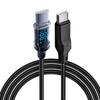 Digital Display Type C To C Cable PD Fast Charging USB C Data Cord Compatible with iPhone15 16 Samsung Huawei Tablet