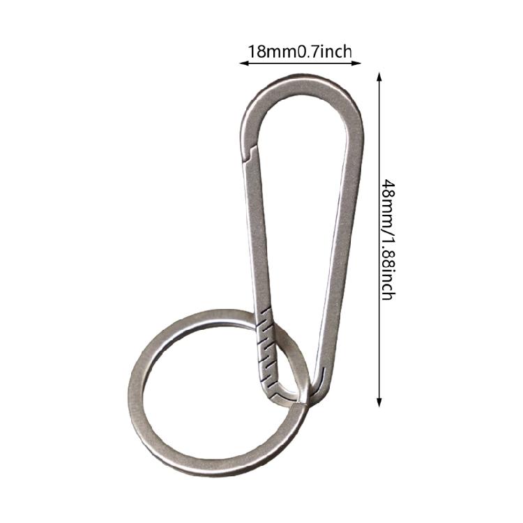 Key Chain Clip Hook Carabiner Outdoor Camping Buckle Keychain Alloy Keychain Carabiner Keychain Clip Key Holder