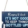 Wear Resistant 12 Styles Great Natural Hanging Wooden Room Sign Plate Wooden Plaque