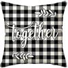 New Style Pillow Black and White Abstract Lines Simple Cushion Cover Living Room Office Sofa Pillow Cover