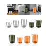 Wastebasket Transparent Modern Rubbish Bin for Home Kitchen Dressing Table