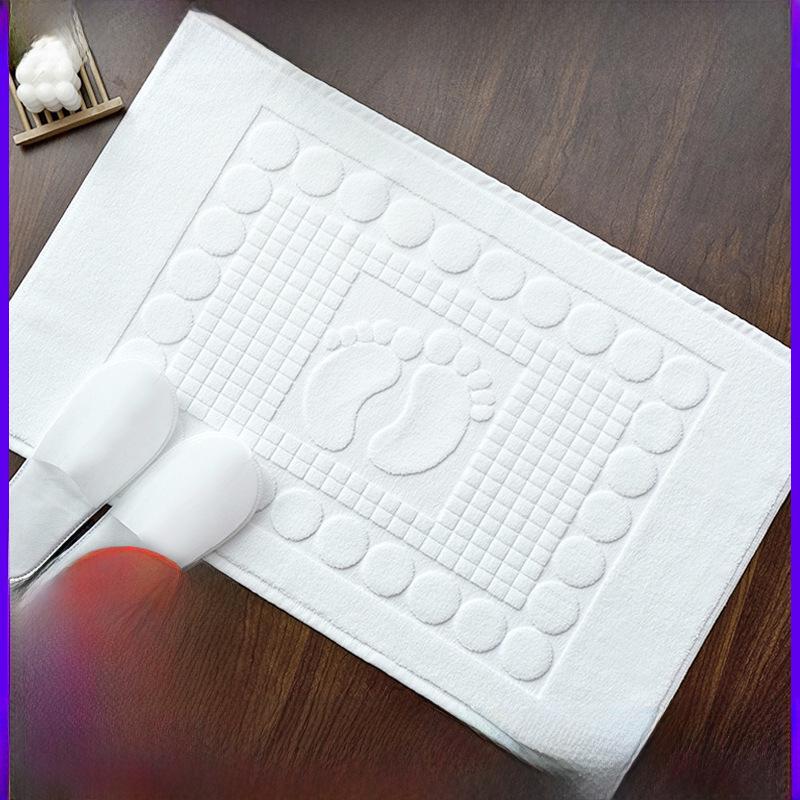

White Bath Towels, Cotton Hotel & Guesthouse Essentials 21s 100g 34*70 [5-pack]