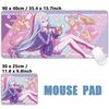 Project Sekai Geburtstag Voller Charakter 25-ji Nightcord de PJSK Mauspads Tischmatten Gaming XXL Anime Mauspads Tastatur Desktop Matten